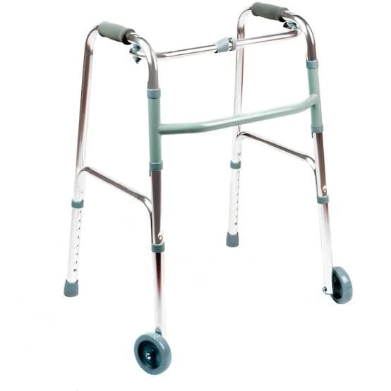 Folding Walker with Front Wheels — image 2
