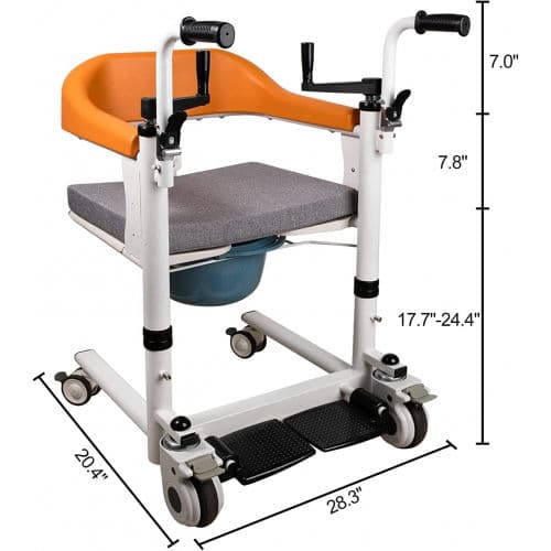 Multifunction Patient Transfer Lift Wheelchair — image 2